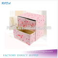 Good quality makeup organizer foldable fabric storage box